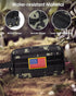 TACTICISM Toiletry Bag for Men - Tactical Molle Dopp Kit with Large Capacity, Water-Resistant Travel Bag for Women,