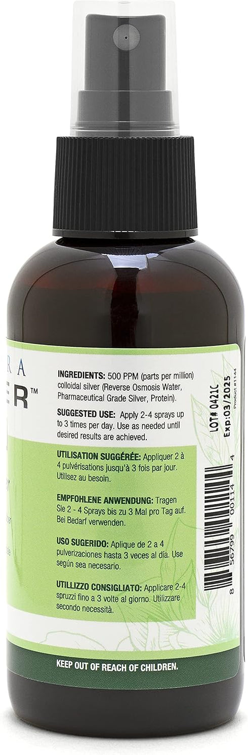 Ultra Silver Colloidal Silver, 500 PPM Fine Mist Spray, 4 Ounce