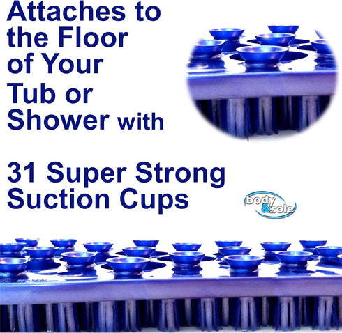 Soapy Soles Pearl Blue Foot Scrubbing Pad & Massager