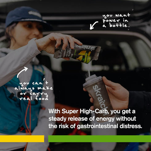 Skratch Labs Super High-Carb Drink Mix Packets - Carbohydrate Powder with Electrolytes, 8 Packets