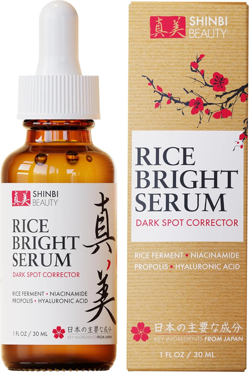 Japanese Skincare Products, Niacinamide Melasma Brightening Serum for Dark Spots, 1oz