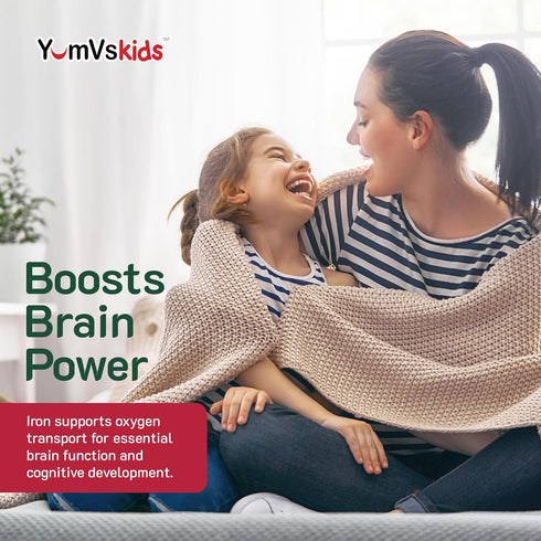 YumVs Complete Kids Multivitamin with Iron - Kids Chewable Multivitamin, 120 Tablets, Toddler Vitamins for 2 Year Old+,