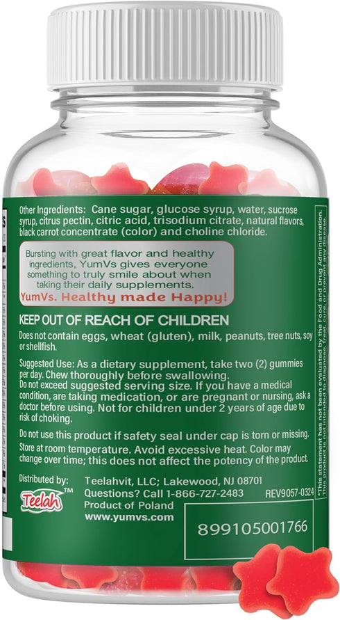 Multivitamin Gummies for Adults, Daily Gummy Vitamin for Women & Men, Immune Support, 60 Gummies