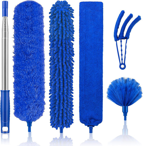 Dusters for Cleaning, Newliton Microfiber Ceiling Fan Cobweb Duster with Extension Pole