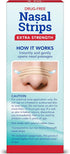 Extra-Strength Nasal Strips, Tan 50 ct | Instant Relief for Nasal Congestion, Stops Snoring, Cold & Allergy