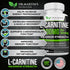DR. MARTIN'S NUTRITION Extra Strength L-Carnitine - 200 Capsules - 1000mg Per Serving - Increase Performance & Boost
