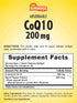 CoQ10 200mg | 60 Quick Release Softgels | with Black Pepper Extract | Non-GMO and Gluten Free Supplement | by Sundance