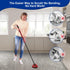 Spin Mop Replacement Head Scrub Brush - for Ocedar EasyWring 1 Tank System, Triangle Scrubber Mop Head for Shower Floor