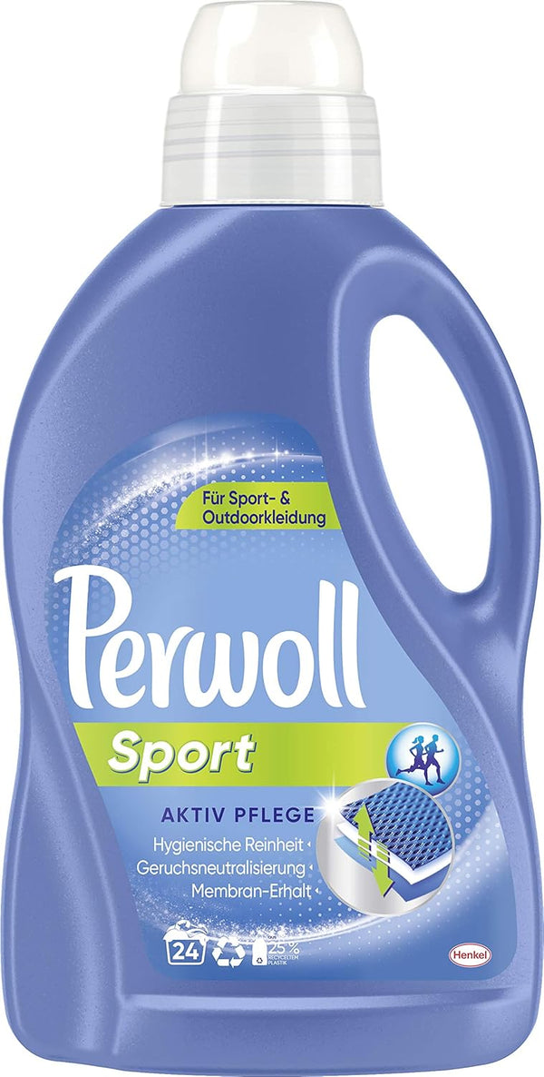 Perwoll Sport Active Care Liquid Detergent for Sports and Outdoor Clothing, 24 Wash Loads