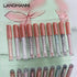 LANGMANNI 10 Pcs Liquid Glitter Eyeshadow Makeup Set, Metallic Shimmer Glitter, Sweatproof Highly Pigmented Blending
