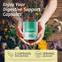 HERBAMAMA Inulin Powder Capsules 1200mg - Digestive Support & Gut Cleanse with Vegan Chicory Root Powder, 100 Caps