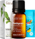Set Set 2x0.34 oz Petitgrain Essential Oil for Skin & Lemon Essential Oil for Diffuser - Aromatherapy Grade Essential