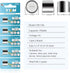 CR1/3N 3V Lithium Batteries CR 1/3N DL1/3N CR-1/3N 2L76 Battery for Pistol Laser Sight Dog Collar 5 Pack