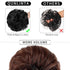 Messy Bun Hair Piece, Thick Updo Scrunchies Hair Extensions for Women, Dark Auburn
