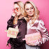 Sotiff 3 Pcs Preppy Patch Makeup Bag - Waterproof Travel Toiletry Bag for Women with Handle