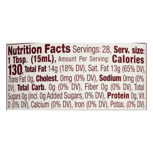 La Tourangelle Organic Refined Coconut Oil, Great for Cooking, Baking, Hair, Skin Care, 14 fl oz