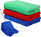 3 Pcs Extra Large Microfiber Cleaning Cloth, 30" x 20", Washable Reusable Towel, Streak Free, Lint Free, Red, Blue,
