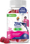 Zinc Gummies for Adults, Chewable Gummy for Immune Support, Natural Antioxidant Non-GMO Supplement for All Ages