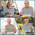 Lunluarai Adult Bibs for Men and Women, Reusable Terry Bibs for Elderly Senior, Waterproof Towel for Adults