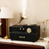 Retro Aromatherapy Humidifier, Unique USB Bluetooth Gramophone Style Vintage Oil Diffuser Cool Mist Machine for Home