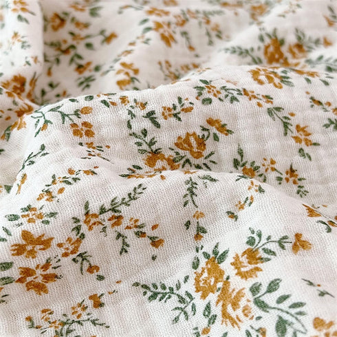 BuLuTu Softer Highly Absorbent Cleaning Cloths, 100% Cotton Cleaning Rags with Fresh Floral Pattern for Home and Kitchen