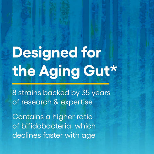 Natural Factors Ultimate Probiotic Senior's, Digestive & Immune Support for The Aging Gut, 8 Strains, 35 Billion CFU, 30 Capsules