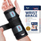 FEATOL Wrist Brace Hand Brace - Carpal Tunnel Night Support for Women & Men, Right Hand, Small/Medium