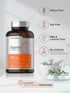 Horbaach Vitamin C 500mg | with Bioflavonoids | 500 Coated Caplets | Vegetarian, Non-GMO, Gluten Free