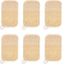 Yuomeaz 6 PCS Natural Loofah Dish Sponge,2.3 * 4,3 Inches Loofah Kitchen Sponge,Eco