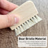 Natural Beech Wood Nail Brush, Non-Slip Hand and Toenail Cleaning Brush for Home and Travel