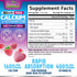 Gummies Gummy D3 Immune 120 Gummies Calcium Supplement - Sugar Free Calcium with Vitamin for Best Absorption - Supports