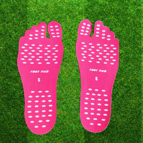 Invisible Barefoot Shoes, Flexible Anti-Slip Design for Pool, Park, Lawn, 3 Pairs/Pack