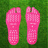 Invisible Barefoot Shoes, Flexible Anti-Slip Design for Pool, Park, Lawn, 3 Pairs/Pack