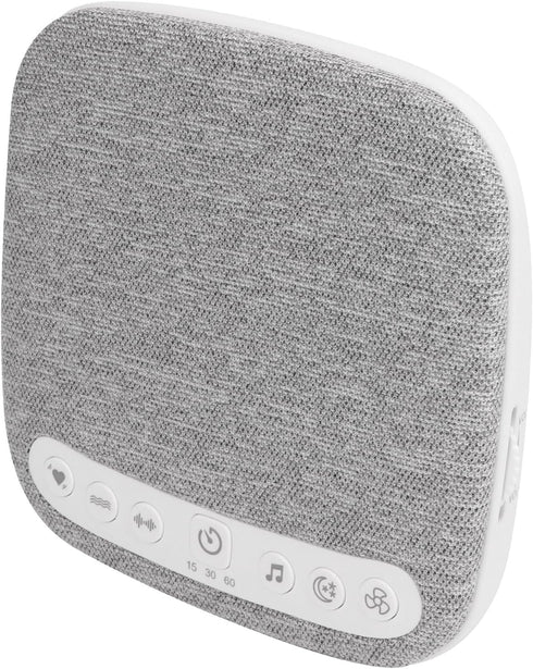 YUEYASHUX 18 White Noise Baby Machine Sleep Aid for Baby and Adults Portable Sound Soothing Machine Gray and White