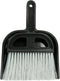 Detailer's Choice Broom and Dust Pan, Black, 4B3208