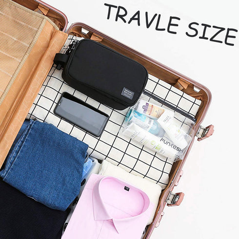 Mens Toiletry Bag - Waterproof Organizer Travel Shaving Dopp Kit, Perfect Travel Accessory Gift