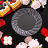 U-QE 100 Pieces Clear Plastic Plates, 6 Inch Disposable Dessert Plates, Washable & Reusable for Parties