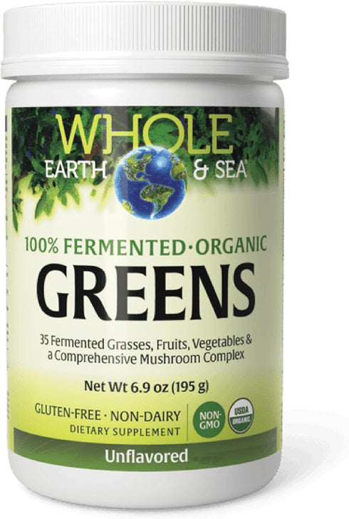 Natural Factors Organic Greens - Antioxidant Support Supplement Aids Immune Health -
