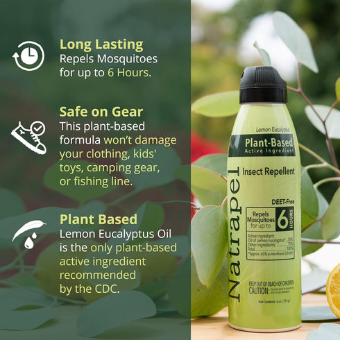 Natrapel Lemon Eucalyptus 6 Oz Eco-Spray for Insect Repellent