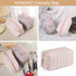 Makeup Bag Travel Cosmetic Bag for Women Girls, Floral Toiletry Organizer Makeup, Zipper Pouch, Portable Storage Bag