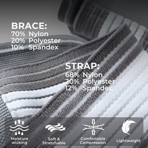 NeoTech Care Elbow Support Brace, Gray, Size L, 1 Unit