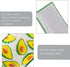 Set 9 Smart Design Heavy Duty Scrub Sponge with Bamboo Odorless Rayon Fiber - of - Ultra Absorbent - Soft & Metallic