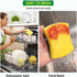 Heavy Duty Sponges, 12 Pack Cellulose Dual-Sided Kitchen Scrub Sponge for Dishwashing