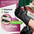 Disposable Black Vinyl Gloves, 4.5Mil, Medium, Latex Free, Cleaning Gloves, Food Safe, 100/1000