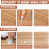 Natural Oak Wood Furniture Repair Kit - 6 Colors Wood Filler with Wood Putty, Polish Wax for Tables, Doors, Floors,