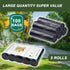 PeakPick 13 100 Count (23 29) Home Compostable Trash Bags Gallon, Tall Kitchen Garbage Bags x Black, Extra Strong Food