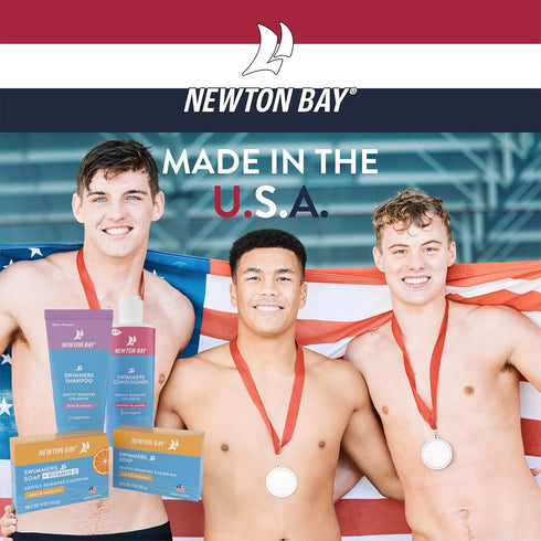 Swimmers Soap + Vitamin C - All Natural Body and Face Wash Soap Bar, Neutralizes Chlorine After Swimming