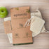 Natural Dishwashing Sponges (Pack of 6), Eco Scrub Scourer, Biodegradable and Zero Waste Kitchen Cleaning