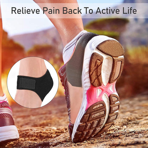 Plantar Fasciitis Heel Cups for Pain - Updated Protectors Sleeves Pads for Spur and Cracked Heels for Women and Men