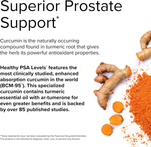 Terry Naturally Healthy PSA Levels - 60 Softgels for Prostate Health - Non-GMO, Gluten Free